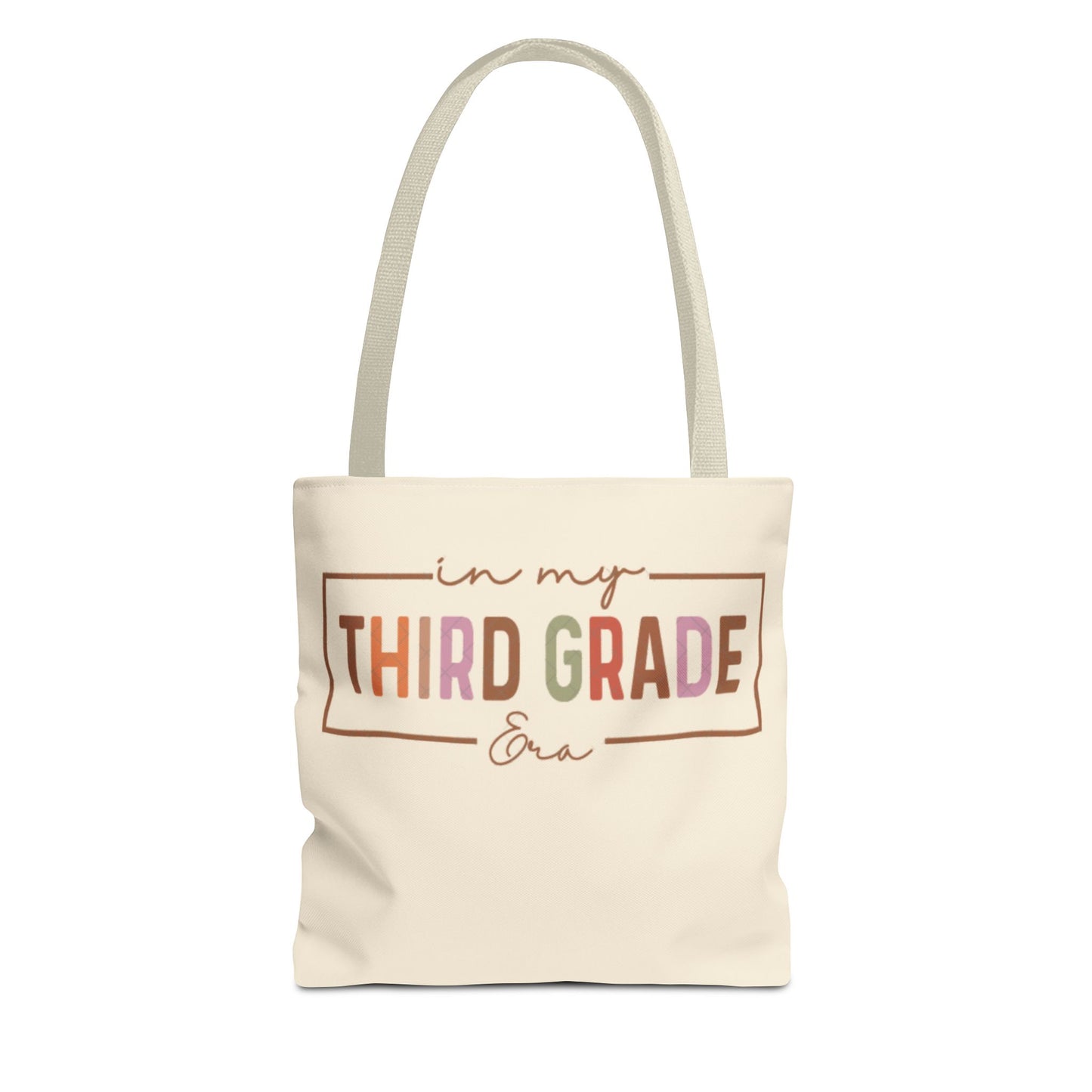 Personalized Third Grade Tote Bag, Back to School Gift, Teacher Appreciation Gift, Eco-Friendly Shopping Bag, Classroom Essentials