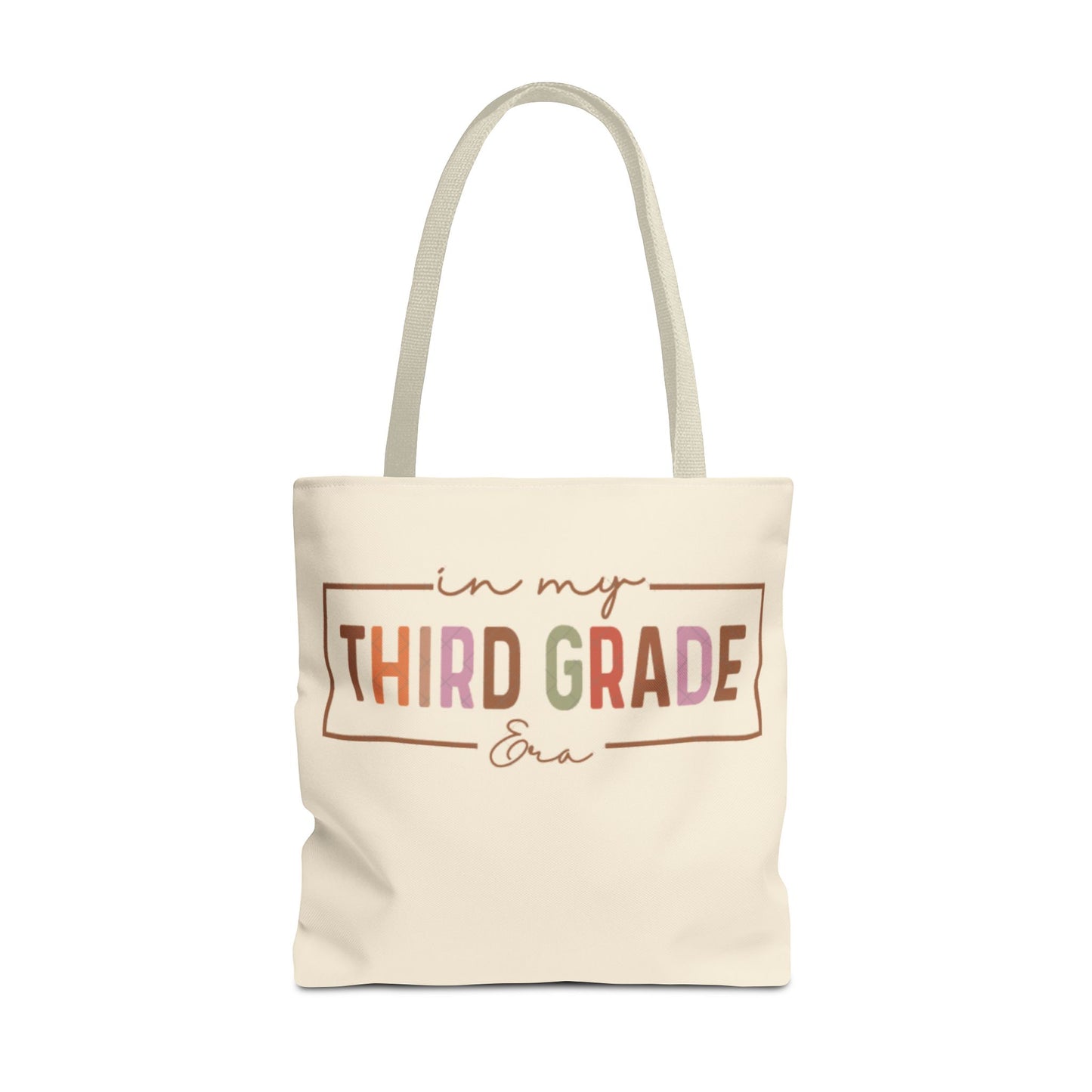 Personalized Third Grade Tote Bag, Back to School Gift, Teacher Appreciation Gift, Eco-Friendly Shopping Bag, Classroom Essentials