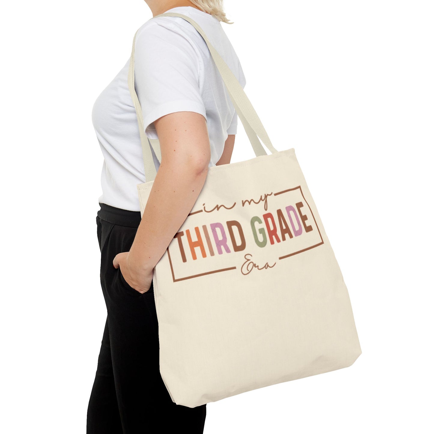 Personalized Third Grade Tote Bag, Back to School Gift, Teacher Appreciation Gift, Eco-Friendly Shopping Bag, Classroom Essentials