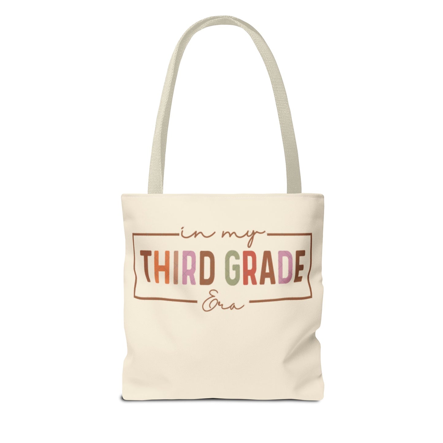Personalized Third Grade Tote Bag, Back to School Gift, Teacher Appreciation Gift, Eco-Friendly Shopping Bag, Classroom Essentials
