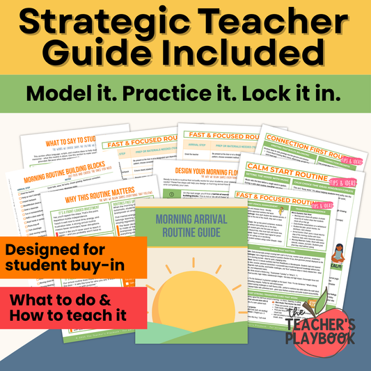 Morning Arrival Routine Launch Pack - Grades 3-5