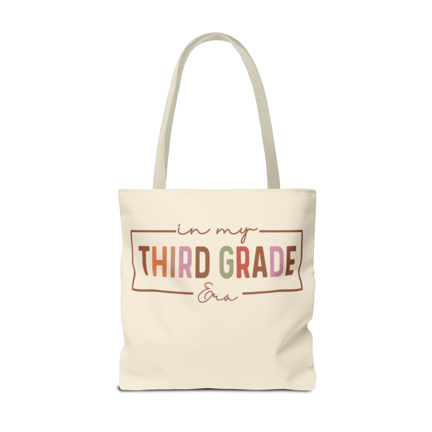 Personalized Third Grade Tote Bag, Back to School Gift, Teacher Appreciation Gift, Eco-Friendly Shopping Bag, Classroom Essentials