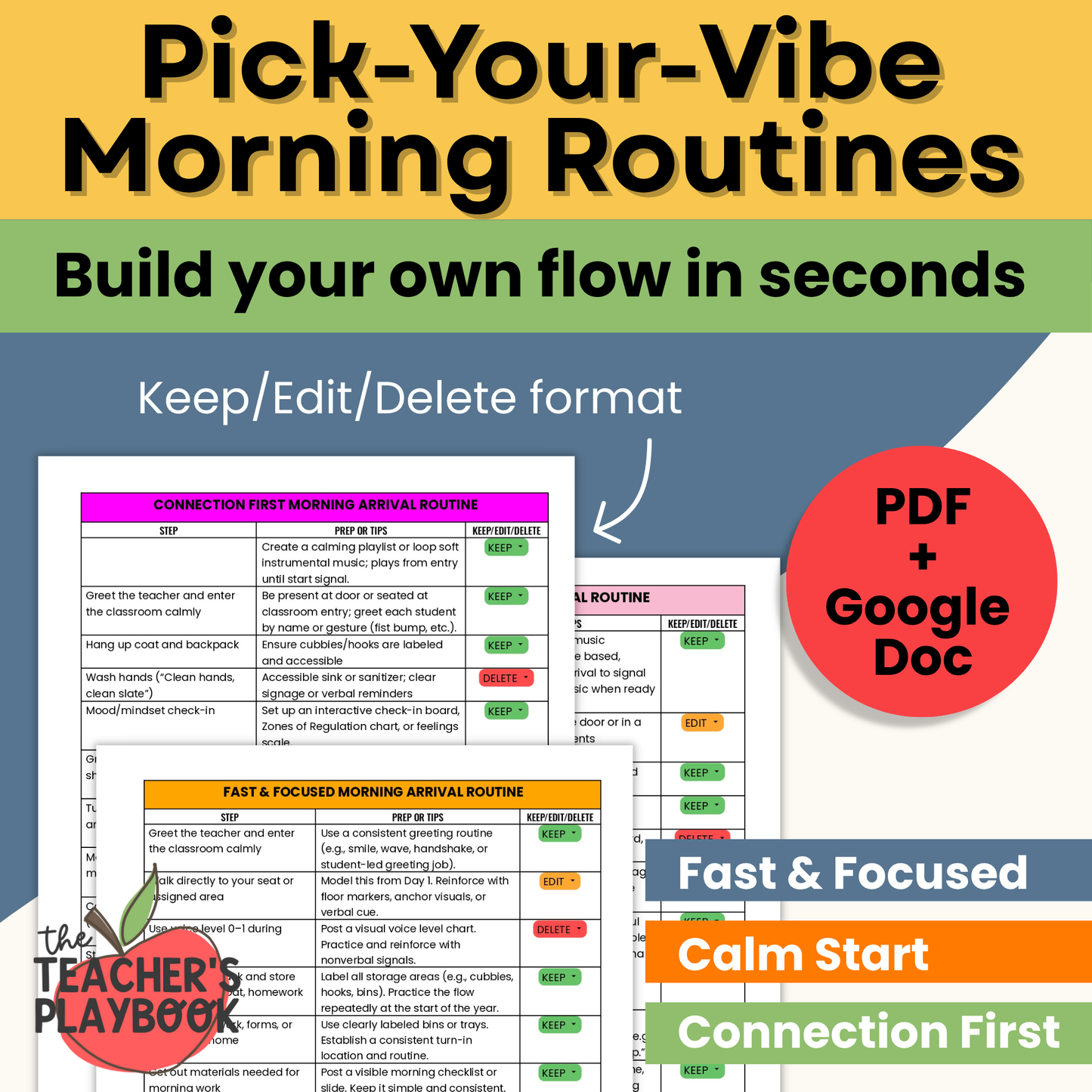 Morning Arrival Routine Launch Pack - Grades 3-5