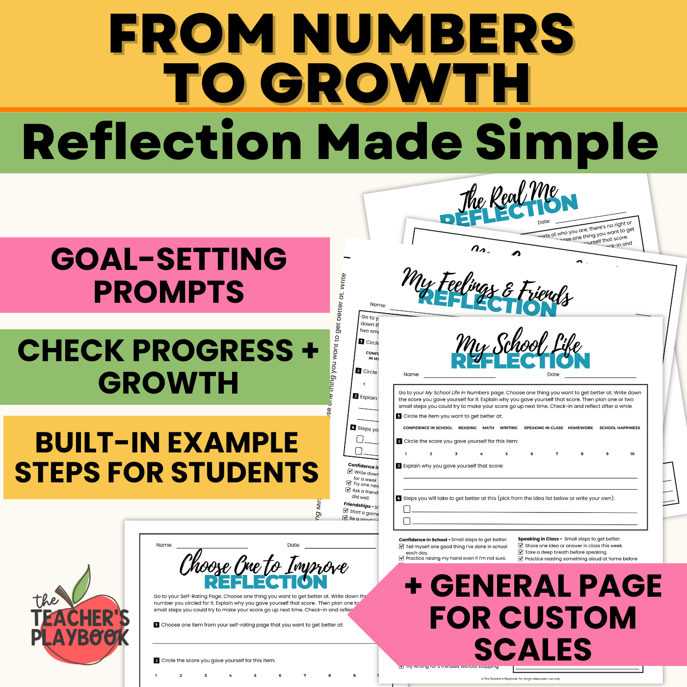 SEL Student Check-In & Reflection Toolkit - Grades 3-5
