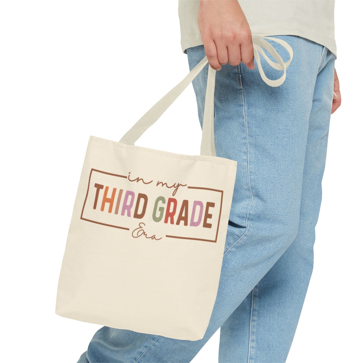 Personalized Third Grade Tote Bag, Back to School Gift, Teacher Appreciation Gift, Eco-Friendly Shopping Bag, Classroom Essentials