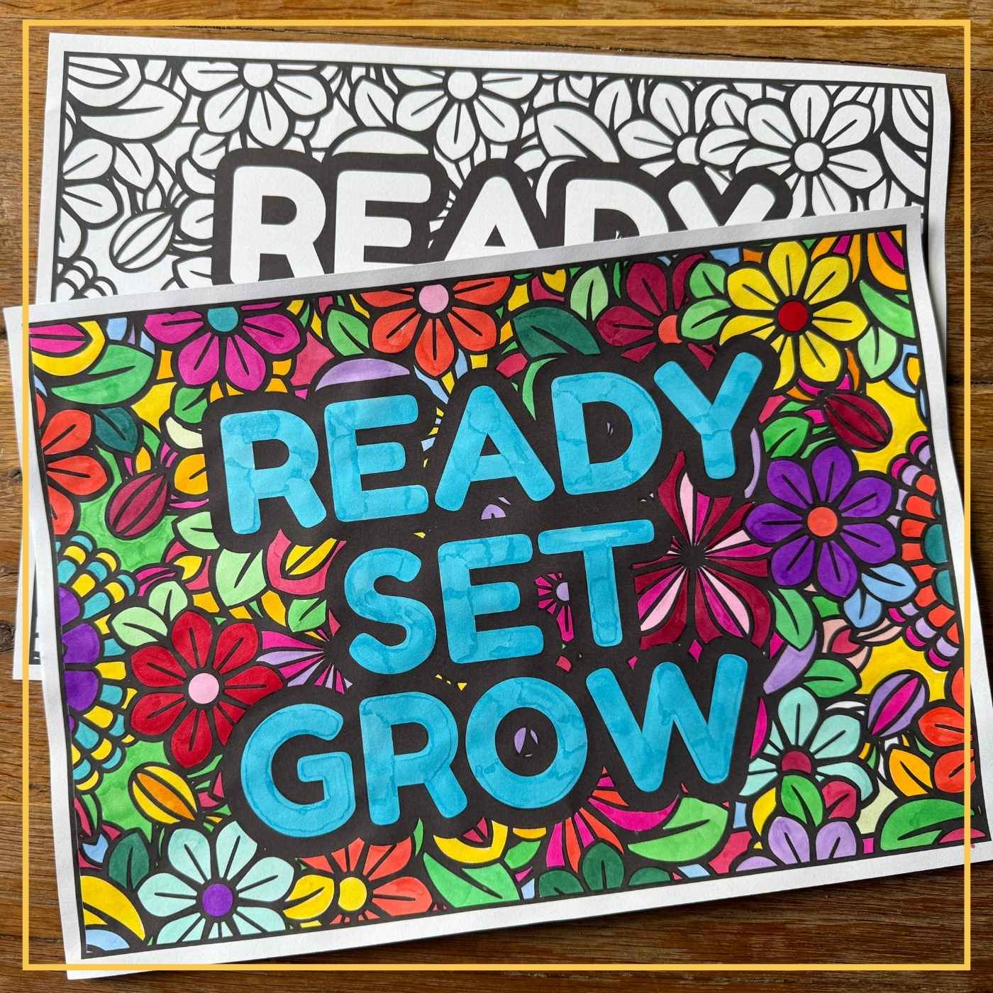 Growth Mindset & Back to School Coloring Pages - Grade 3-8