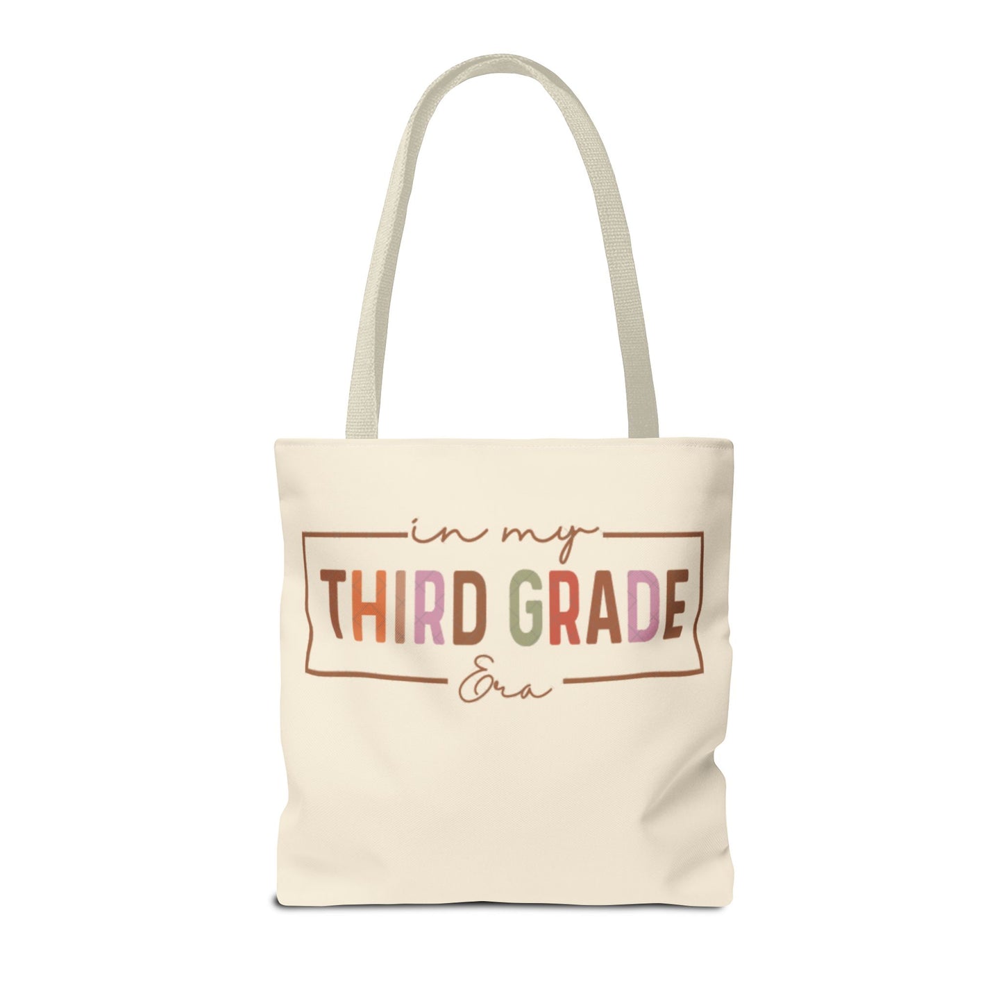 Personalized Third Grade Tote Bag, Back to School Gift, Teacher Appreciation Gift, Eco-Friendly Shopping Bag, Classroom Essentials