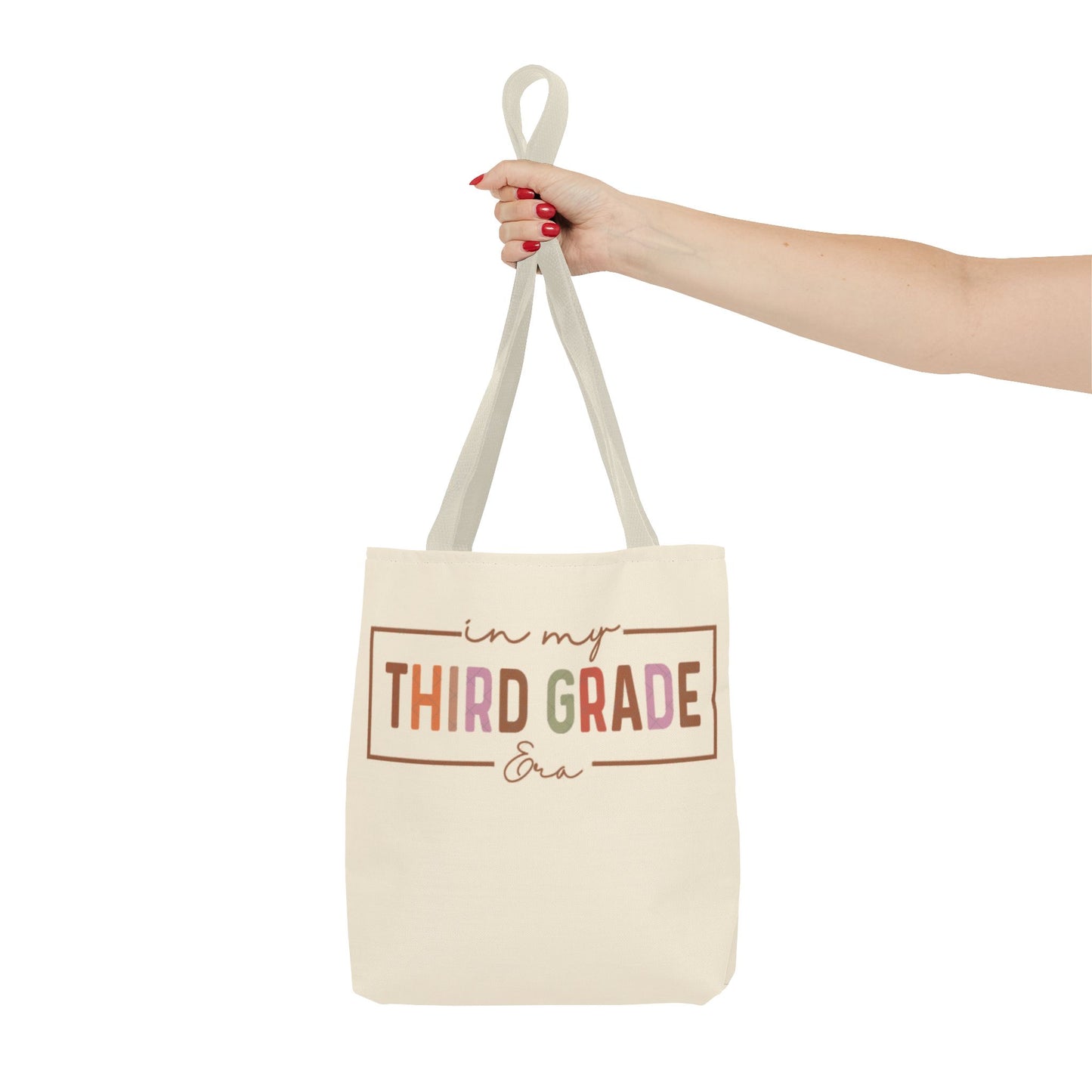 Personalized Third Grade Tote Bag, Back to School Gift, Teacher Appreciation Gift, Eco-Friendly Shopping Bag, Classroom Essentials