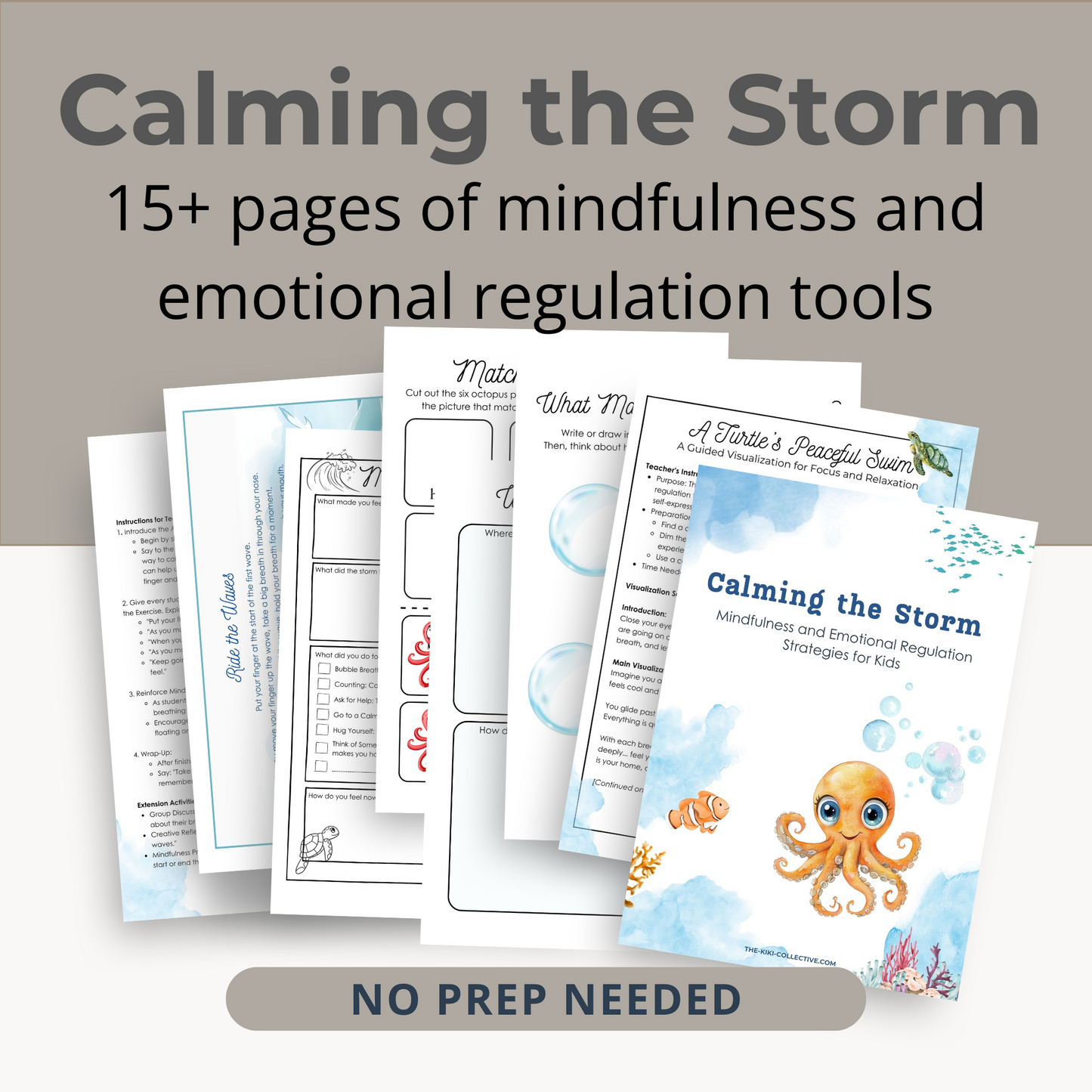 Calming the Storm - Mindfulness and Emotional Regulation for Kids - Grades K-3