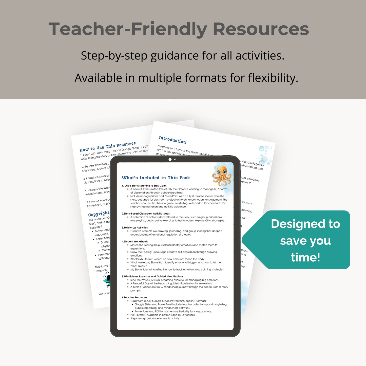 Calming the Storm - Mindfulness and Emotional Regulation for Kids - Grades K-3