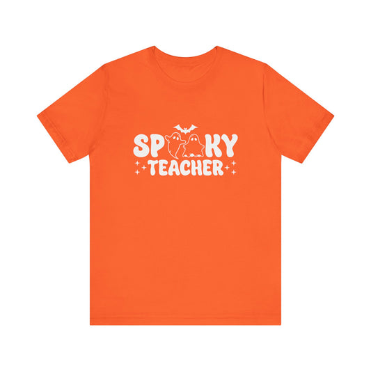 Spooky Teacher Tee, Unisex Halloween Shirt, Autumn Fashion, Teacher Appreciation Gift, Cute Classroom Apparel, Fun Fall Shirt