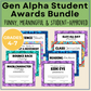Gen Alpha Student Awards Bundle | End-of-Year Certificates for Grades 4-7