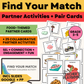Find Your Match Partner Cards & Partner Activities