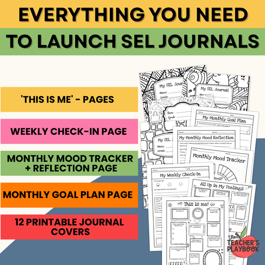 SEL Student Journal Starter Kit for Grades 3-5