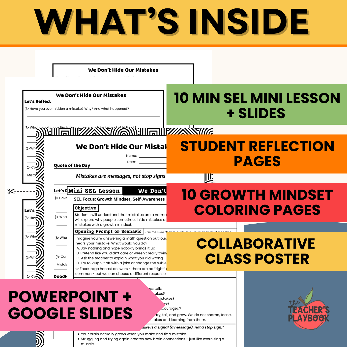 Growth Mindset Mini Lesson: We Don’t Hide Our Mistakes (Grades 3–5)