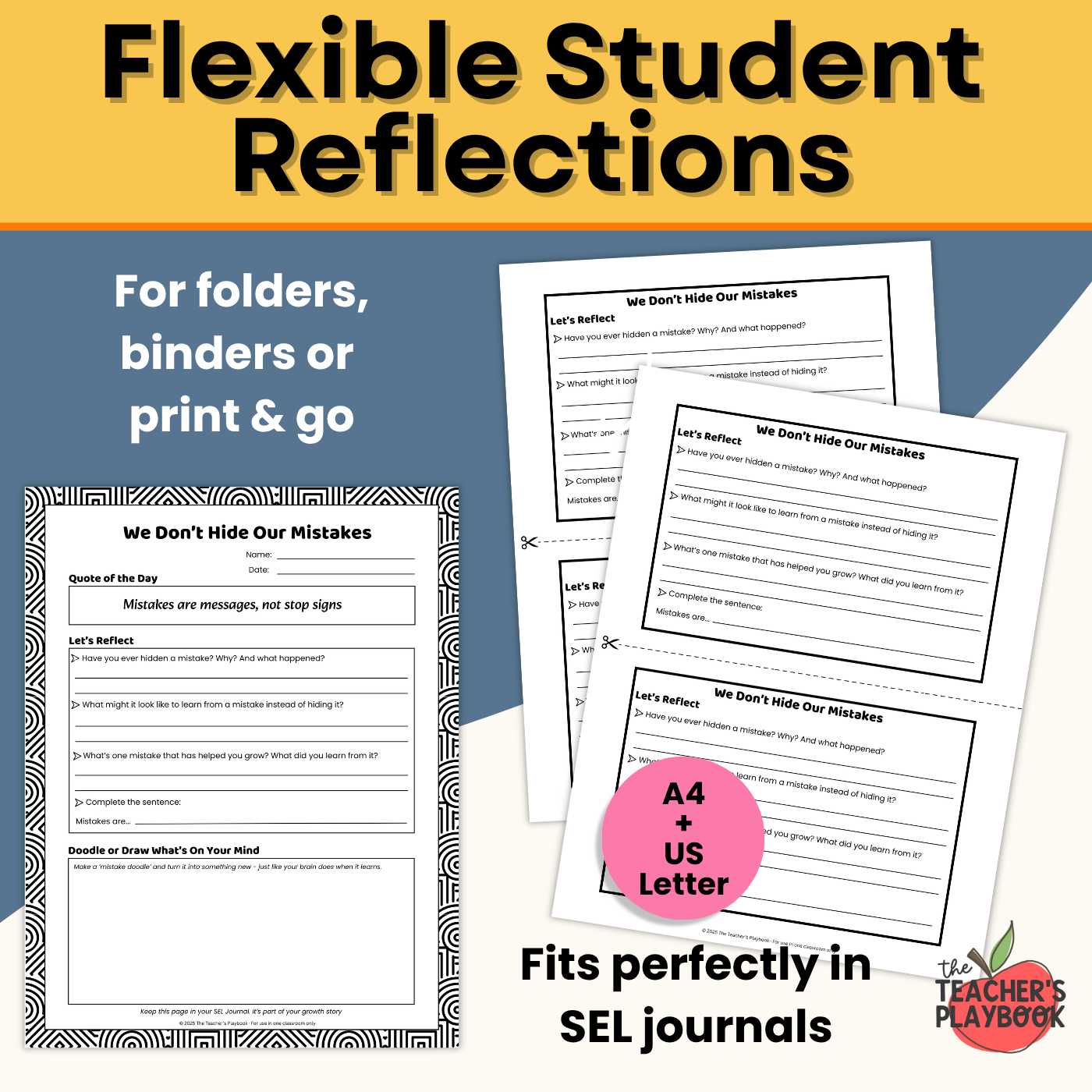 Growth Mindset Mini Lesson: We Don’t Hide Our Mistakes (Grades 3–5)