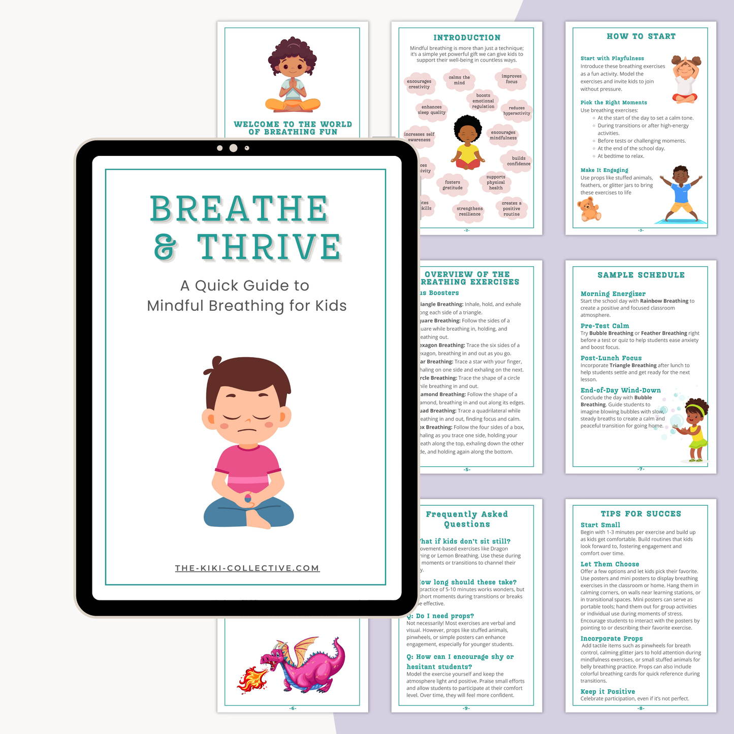 Breathe and Thrive: The Ultimate Breathing Exercise Pack for Kids