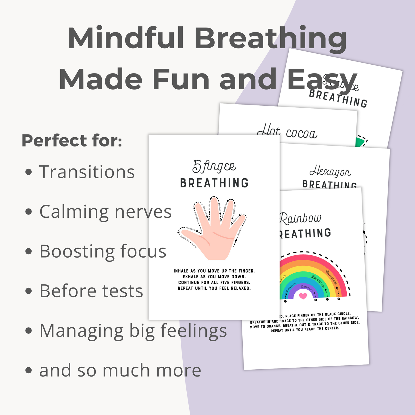 Breathe and Thrive: The Ultimate Breathing Exercise Pack for Kids