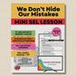 Growth Mindset Mini Lesson: We Don’t Hide Our Mistakes (Grades 3–5)