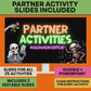Halloween Partner Cards & Activities - Grades 3-5
