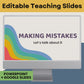 Growth Mindset Mini Lesson: We Don’t Hide Our Mistakes (Grades 3–5)