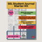 SEL Student Journal Starter Kit for Grades 3-5